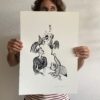 Screen­print Coq Au Vin